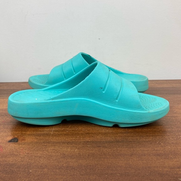 ISLAND SURF CO CREST FOM Sandals Slides Waterproof Teal Blue Unisex M5 W7 EU38. - Picture 6 of 11